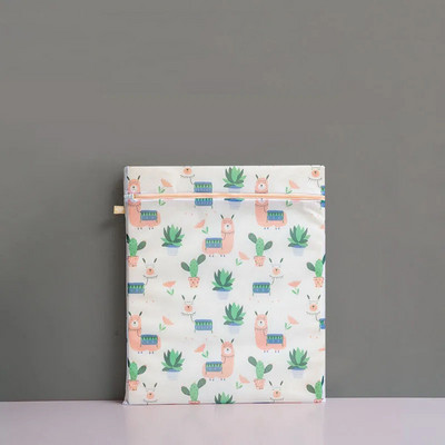 Green Forest Print Skalbinių Krepšiai Drabužiai Nuo įsipainiojimo Užtrauktukas Apsauginis Krepšys Kelionių Apdaila laikymo Krepšys Poliesterio tinklelis