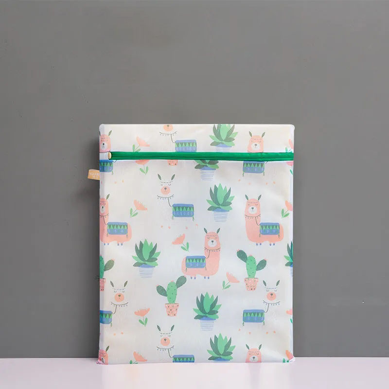 Green Forest Print Skalbinių Krepšiai Drabužiai Nuo įsipainiojimo Užtrauktukas Apsauginis Krepšys Kelionių Apdaila laikymo Krepšys Poliesterio tinklelis