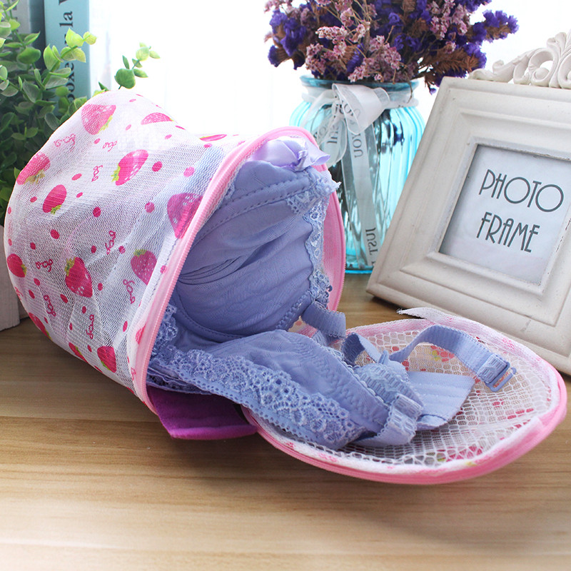 Ümmarguse võrguga pesukott Polüester Kodukorrastaja Jäme võrk lillekorv pesukotid pesumasinatele Võrgust rinnahoidja kott