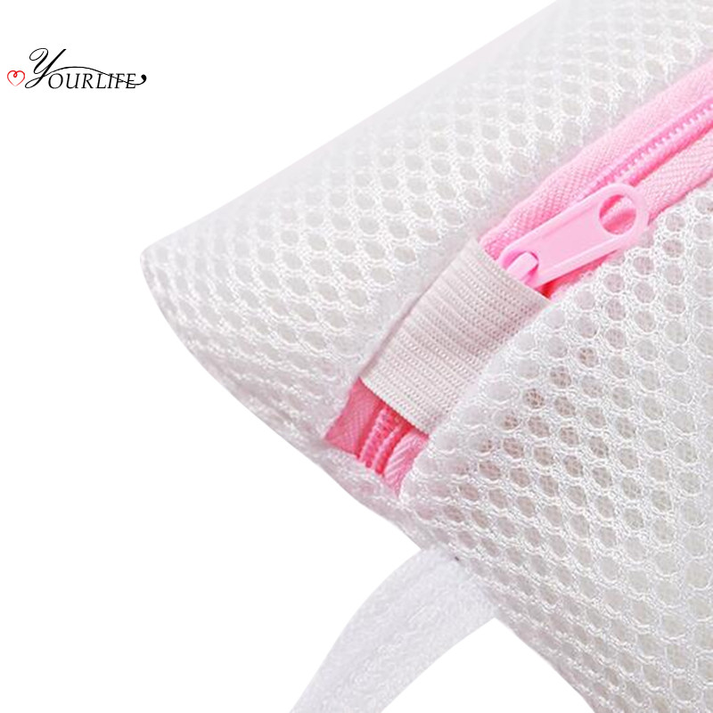 OYOURLIFE 1vnt skalbinių krepšiai apatiniai apatiniai liemenėlės kojinės skalbimo maišeliai Skalbimo mašina tinklinis krepšys užtrauktuku apsauga tinklelis skalbimo priedai