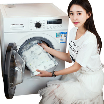 XZJJA Τσάντες πλυντηρίου οικιακής χρήσης Ενδύματα Εσώρουχα Σουτιέν Κάλτσες Θήκη πλυντηρίου Πλυντήριο ρούχων Διχτυωτή τσάντα με φερμουάρ Θήκη προστασίας από δίχτυ