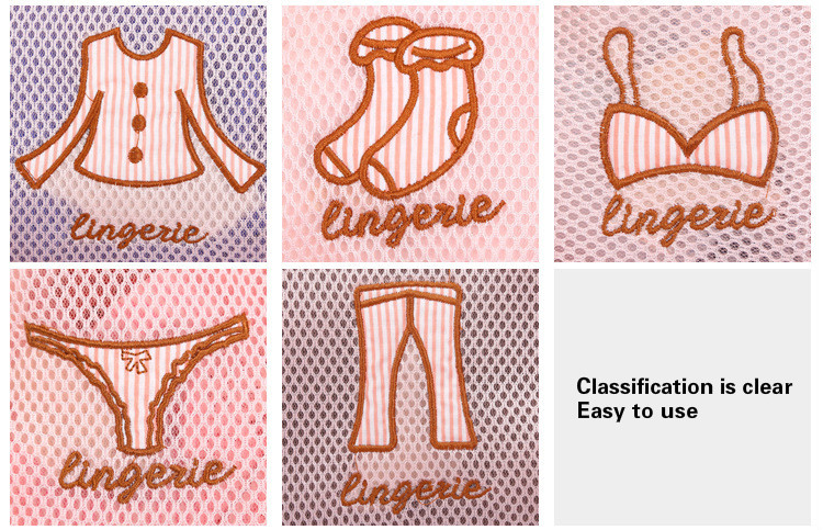 Mesh Dedicates Rõivaste pesukotid riietele Tõmblukk Reisipesu pesukorv Kuivati Pesumasin Kaitse Rinnahoidja Sokid