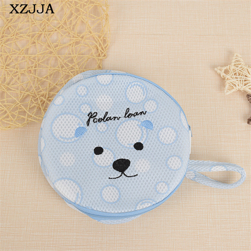 XZJJA Cute B Τσάντες πλυντηρίου Ρούχα Εσώρουχα Σουτιέν Κάλτσες Θήκη πλυσίματος Πλυντήριο ρούχων Διχτυωτή τσάντα φερμουάρ Προστατευτική θήκη