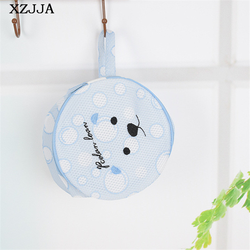 XZJJA Cute B Τσάντες πλυντηρίου Ρούχα Εσώρουχα Σουτιέν Κάλτσες Θήκη πλυσίματος Πλυντήριο ρούχων Διχτυωτή τσάντα φερμουάρ Προστατευτική θήκη