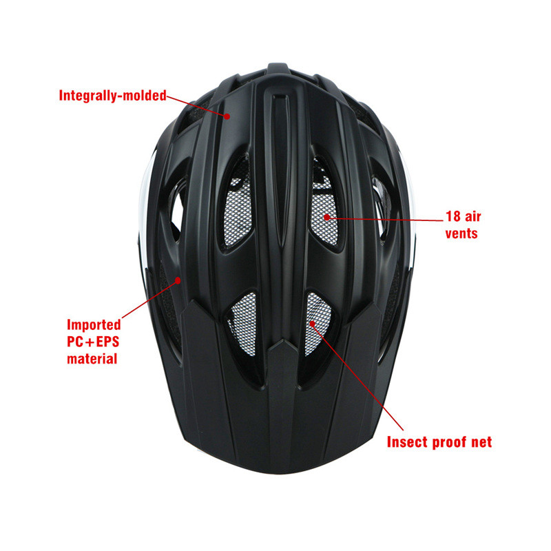 CAIRBULL PC+EPS Cască de ciclism pe tot terenul Cască de bicicletă de munte Cască de siguranță pentru sporturi în aer liber BMX BMX Bărbați Femei Casco Ciclismo