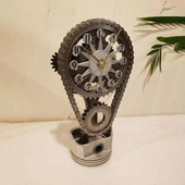 Vintage lauakellad kett hammasratas pöörlev kell mehaaniline tuulekunst käed restoranibaar isikupärastatud dekoratiivsed kaunistused