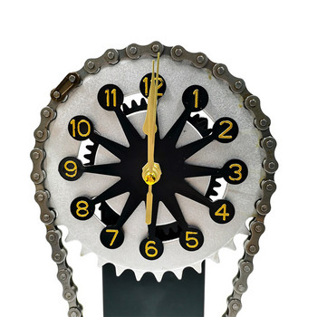 Старинни настолни часовници Верижни зъбни колела Въртящ се часовник Механичен вятър Изкуство Ръце Ресторант Бар Персонализирани декоративни орнаменти