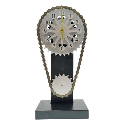 Vintage lauakellad kett hammasratas pöörlev kell mehaaniline tuulekunst käed restoranibaar isikupärastatud dekoratiivsed kaunistused