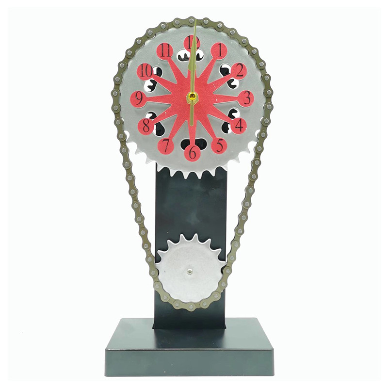 Vintage lauakellad kett hammasratas pöörlev kell mehaaniline tuulekunst käed restoranibaar isikupärastatud dekoratiivsed kaunistused