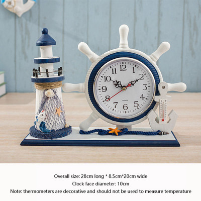 Mediteranski stil Stolni sat Ornamenti Europska dnevna soba Spavaća soba Noćni stolni sat Uredski stolni kućni kreativni sat
