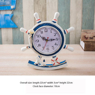 Mediteranski stil Stolni sat Ornamenti Europska dnevna soba Spavaća soba Noćni stolni sat Uredski stolni kućni kreativni sat