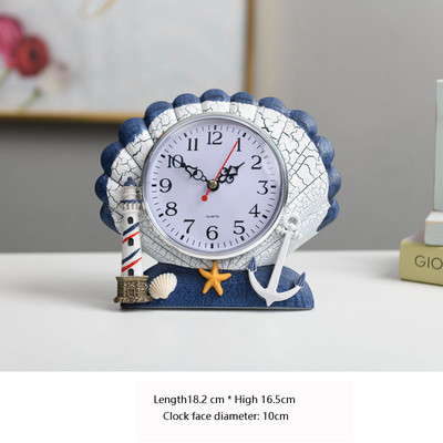 Mediteranski stil Stolni sat Ornamenti Europska dnevna soba Spavaća soba Noćni stolni sat Uredski stolni kućni kreativni sat