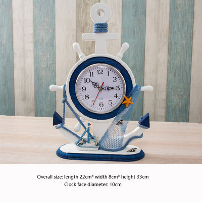 Mediteranski stil Stolni sat Ornamenti Europska dnevna soba Spavaća soba Noćni stolni sat Uredski stolni kućni kreativni sat