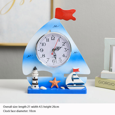 Mediteranski stil Stolni sat Ornamenti Europska dnevna soba Spavaća soba Noćni stolni sat Uredski stolni kućni kreativni sat