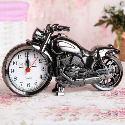 Mootorratta mudeli alarm Loov vanaaegne vedur jalgrattakell lauaarvuti dekoratiivne lauaplaat jalgratta-kirjutuslaua kujundus Laste kingitus