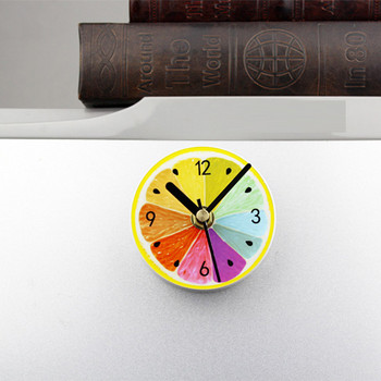Μαγνήτης Φρούτων Ψυγείου Ρολόι Τοίχου Lime Μοντέρνο Ρολόι Κουζίνας Ρολόι Διακόσμηση σπιτιού Ρολόι Ψυγείου Ρολόι Τέχνης Φρούτων