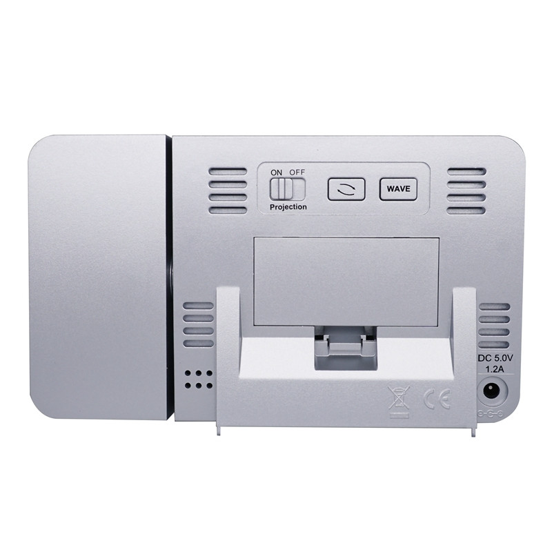 Digitaalne projektsioon äratuskell kuupäev edasilükkamise funktsioon LED projektor laua termomeeter hügromeeter laisk kell kellaaeg taustvalgus