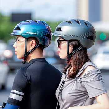 Официален магазин на Rockbros Bike Helmet Wo Ultralight Integrally-molded Motocycle Electric Sport Anti-Sweat Safety Helmet