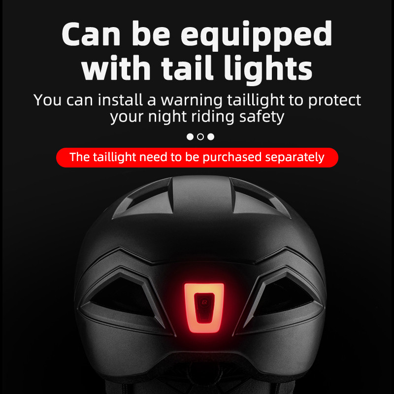 Επίσημο κατάστημα Rockbros Bike κράνος Wo Ultralight ενσωματωμένο ηλεκτρικό αθλητικό κράνος ασφαλείας κατά του ιδρώτα