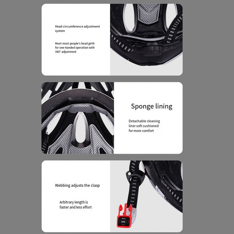 Rattakiiver Meeste naiste välimootorrattasõidukiivrid LED-valgusega Põrutuskindlad kaitsemütsid täiskasvanutele, must roosa