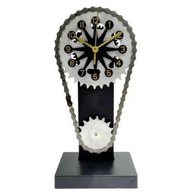 Vana kett hammasratas pöörlev kell mehaaniline tuulekunst käed lauakellad restoranibaar isikupärastatud dekoratiivsed kaunistused