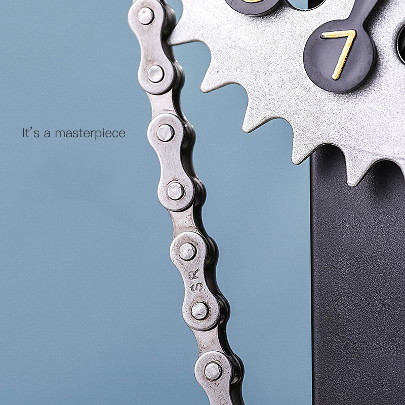 Vana kett hammasratas pöörlev kell mehaaniline tuulekunst käed lauakellad restoranibaar isikupärastatud dekoratiivsed kaunistused