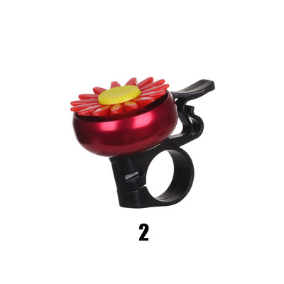 Raznobojno dječje smiješno zvono za bicikle, cvijet tratinčice, rogovi, bicikl, dječji biciklistički prsten za djevojčice, alarm za upravljače, legure, plastike, vruće