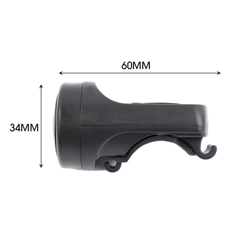 USB įkraunamas dviračio motociklo elektrinis varpelio garsinis signalas, 4 režimai, dviračių važiavimas kalnų plente Apsaugos nuo vagystės signalizacijos garso signalo dviračio priedai