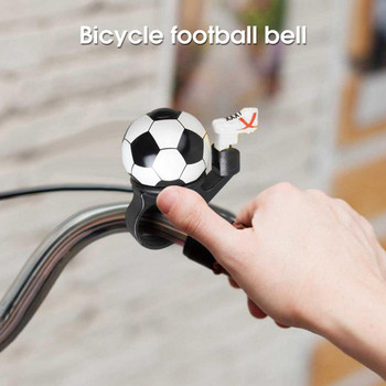 Mountain Road Bicycle Bell Loud Mini Cartoon Football Cycling MTB Bell Ring Safety Football Bell Ring Horn Cycling τιμόνι