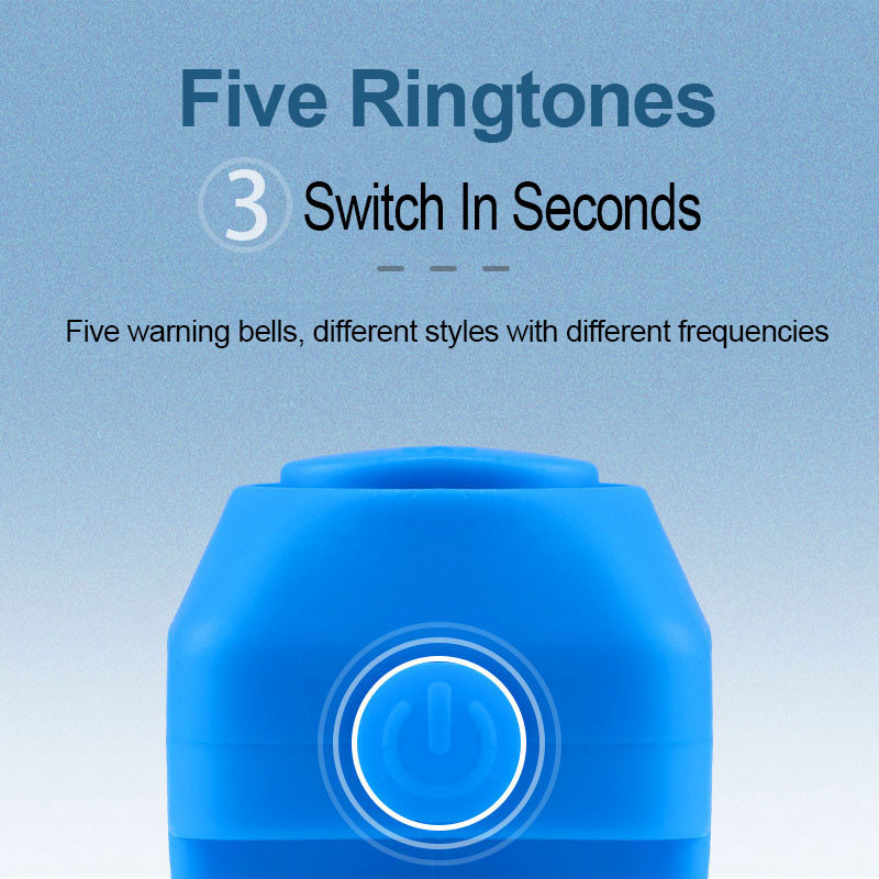 Bike Elektronikus Hangos kürt 130 db Figyelmeztetés Biztonság Elektromos csengő Rendőr sziréna Kerékpár Kormány Riasztó Ring Csengő Kerékpáros robogó