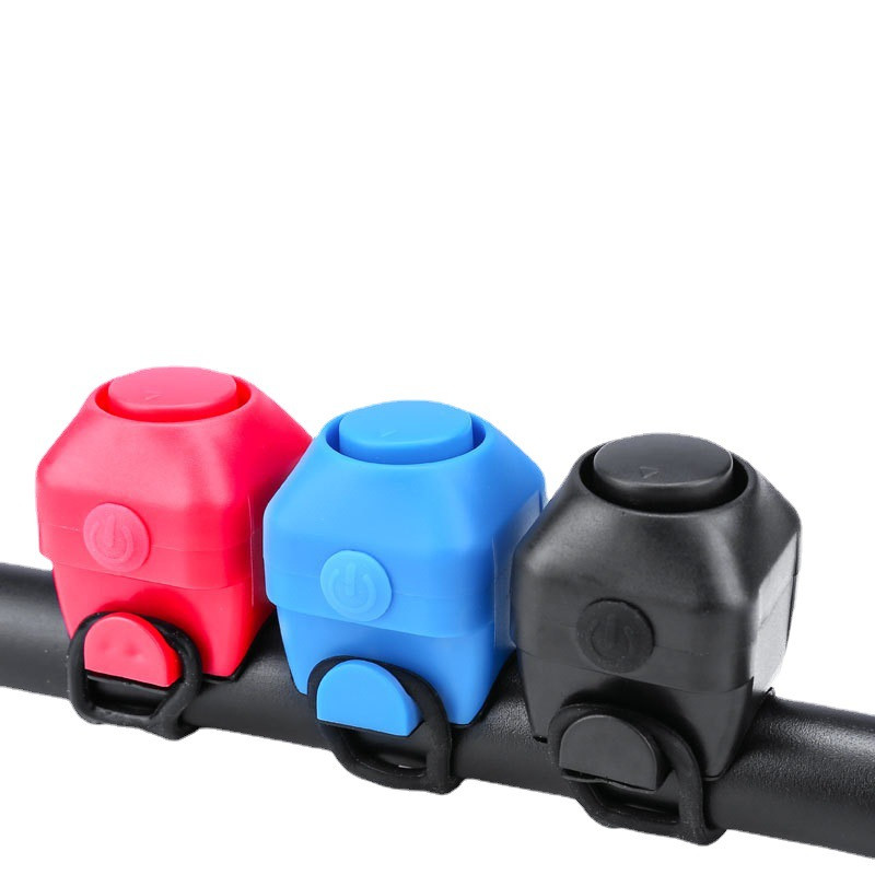 Bike Elektronikus Hangos kürt 130 db Figyelmeztetés Biztonság Elektromos csengő Rendőr sziréna Kerékpár Kormány Riasztó Ring Csengő Kerékpáros robogó