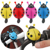 Lovely Ladybug Bicycle Bell Προειδοποίηση ασφαλείας Παιδιά Αγόρια Κορίτσια Τιμόνι Cute Kid Beetle Horn Πλαστικά αξεσουάρ ποδηλασίας Νέο