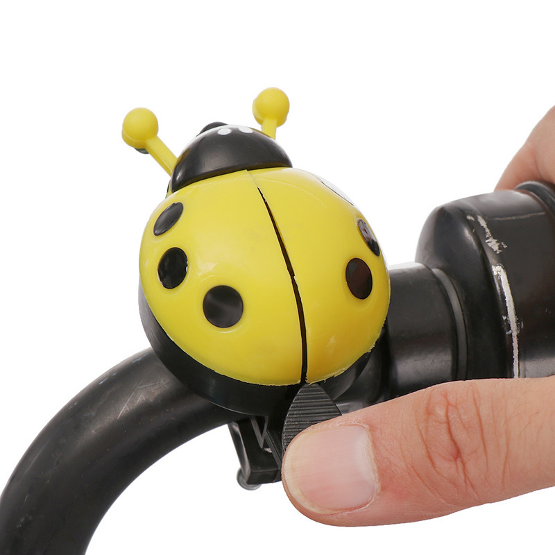 Lovely Ladybug Bicycle Bell Προειδοποίηση ασφαλείας Παιδιά Αγόρια Κορίτσια Τιμόνι Cute Kid Beetle Horn Πλαστικά αξεσουάρ ποδηλασίας Νέο
