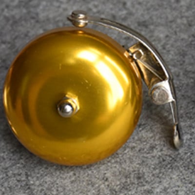 Jalgratta Retro Kell Vaba aja Jalgratta numbrikell Alumiinium hõbedane Kuld Kohv Pruun Jalgrattakell Jalgrattakell