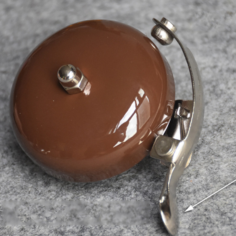 Jalgratta Retro Kell Vaba aja Jalgratta numbrikell Alumiinium hõbedane Kuld Kohv Pruun Jalgrattakell Jalgrattakell