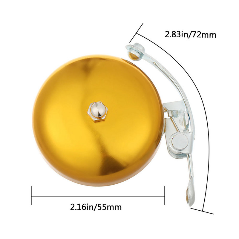 Universaalne retro jalgrattakella hoiatusheli alumiiniumsulamist maastikujalgratta valjuhäälne sarvekell välistingimustes kasutatava rattasõidu lisavarustus