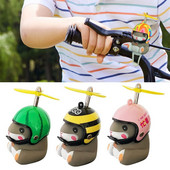 Mielas žiurkėno paspirtuko varpelio mygtukas Baterijos skambėjimo varpelis vaikams dviračio ragas dviračio žibintų varpelis mažiems vaikams dviračio skambutis