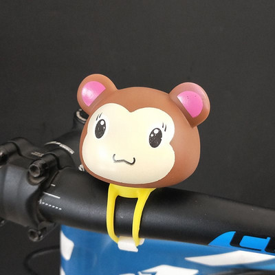 Armas kummist jalgrattakell multikas loom väike hamster kolmerattaline roller juhtraud õhusarve rõngas laste tasakaal auto kaunistus