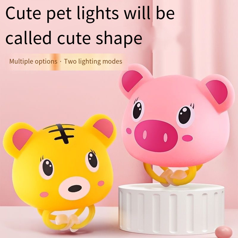 Armas kummist jalgrattakell multikas loom väike hamster kolmerattaline roller juhtraud õhusarve rõngas laste tasakaal auto kaunistus