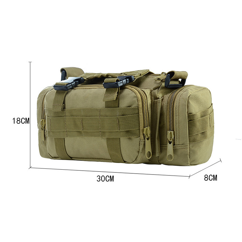 3L Vonkajší vojenský taktický batoh Molle Assault SLR fotoaparáty Batoh Batožina Duffle Cestovanie Kempovanie Turistika Taška cez rameno 3 použitia