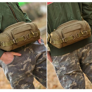 Military Tactical Backpack Waist Pack Τσάντα μέσης Molle Camping Πεζοπορία πουγκί Τσάντα στήθους Ανδρική τσάντα αναρρίχησης εξωτερικού χώρου για άνδρες και γυναίκες