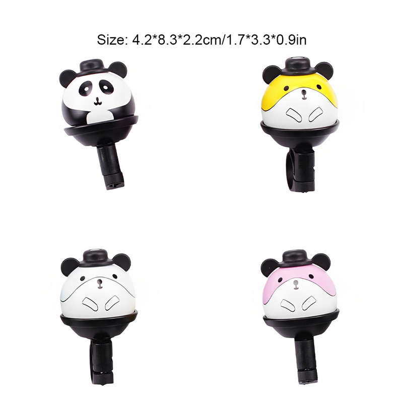 Детски звънец за велосипед Сладки, прекрасни звънци за колоездене Баклаксон с пръстен на кормилото на велосипеда Универсална аларма за каране Аксесоари за детски велосипеди Възрастен син