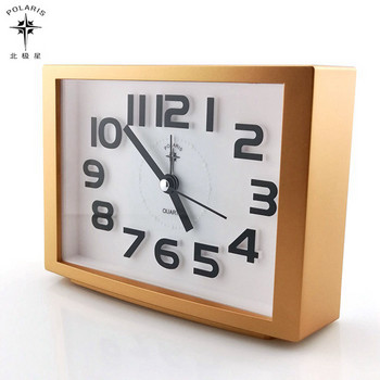 Квадратна аларма Настолен часовник Модерни златни настолни настолни часовници Офис Настолен часовник Настолен часовник Аксесоари Reloj De Mesa Домашен декор