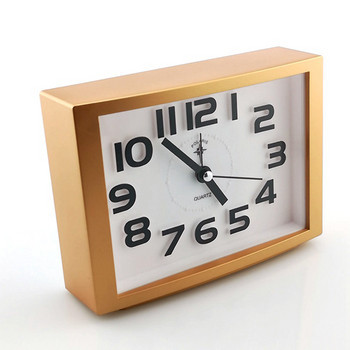 Квадратна аларма Настолен часовник Модерни златни настолни настолни часовници Офис Настолен часовник Настолен часовник Аксесоари Reloj De Mesa Домашен декор