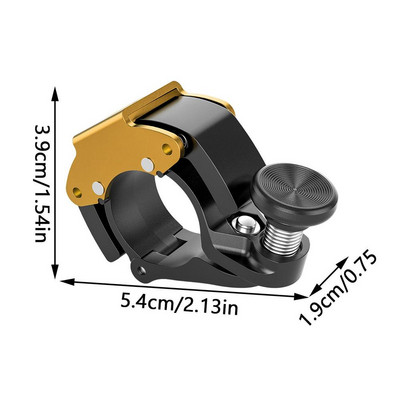 Dviračio varpas 90-100db vandeniui atsparus dviračių dviračių varpas Dviračių skambutis nematomas mini nešiojamas lydinio Mtb plento dviračių vairo varpas