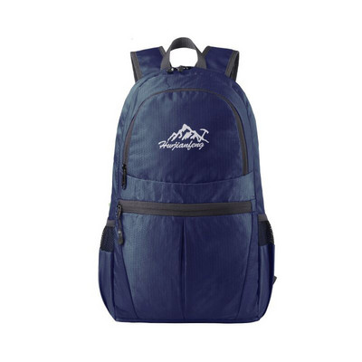 18 literes csomagolható hátizsák Összehajtható ultrakönnyű kültéri zsáktáska nagy összecsukható hátizsák túrázás utazási hátizsák hegymászó napozó