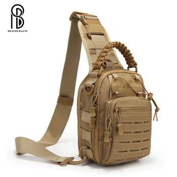Външна военна тактическа прашка Спортна пътна чанта за ракла Чанта за през рамо за мъже Чанти през рамо Туристическо къмпинг оборудване