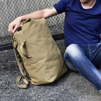 Τσάντα ταξιδιού εξωτερικού χώρου Σακίδιο πλάτης Μόδα Σακίδιο πλάτης μεγάλης χωρητικότητας Άνδρας Ανδρικές τσάντες ώμου με καμβά αποσκευών