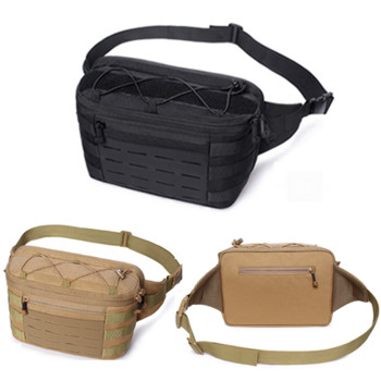 Външна тактическа ловна чанта за кръста Найлонова армейска EDC чанти за инструменти Мъжки риболов Туризъм полезност Военен къмпинг Пътуване Спортна раница за кръста