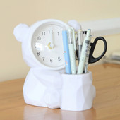 KX4B asztali ébresztőóra Piggy többfunkciós tolltartó iskolába